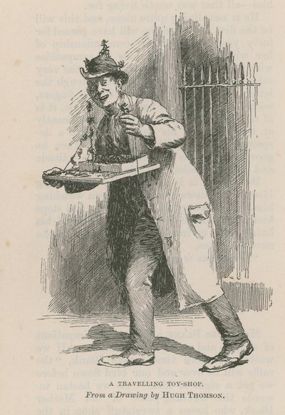 Una tienda de juguetes ambulante de Hugh Thomson