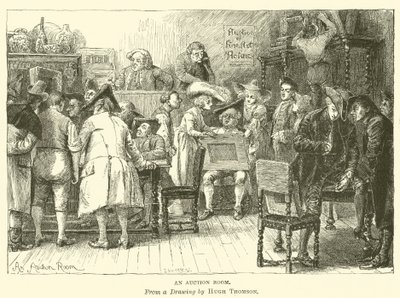Una sala de subastas de Hugh Thomson