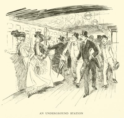Una estación subterránea de Hugh Thomson