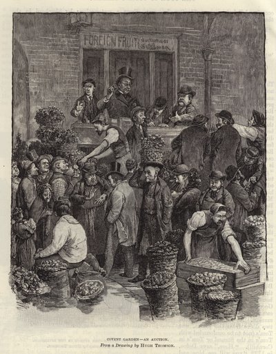 Covent Garden - una subasta de Hugh Thomson