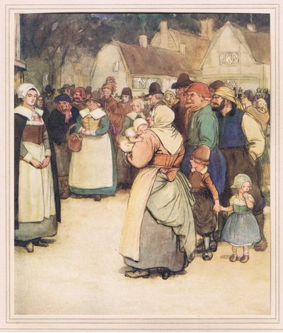 Hester al pie del cadalso de Hugh Thomson