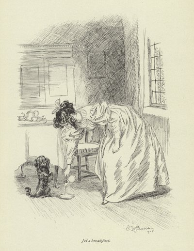 Ilustración para Amos Barton por George Eliot de Hugh Thomson