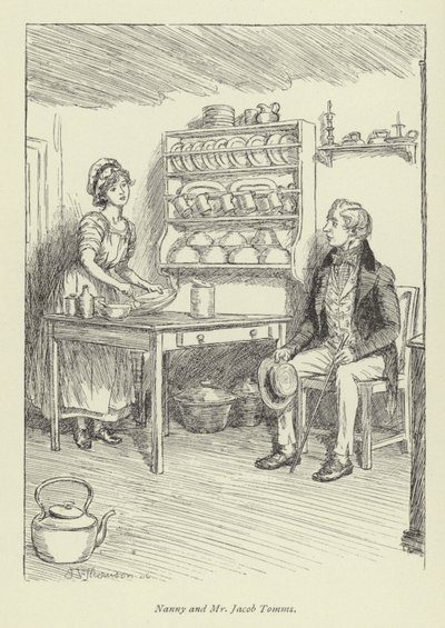 Ilustración para Amos Barton por George Eliot de Hugh Thomson