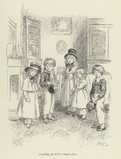 Ilustración para Amos Barton por George Eliot de Hugh Thomson