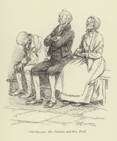Ilustración para Amos Barton por George Eliot de Hugh Thomson