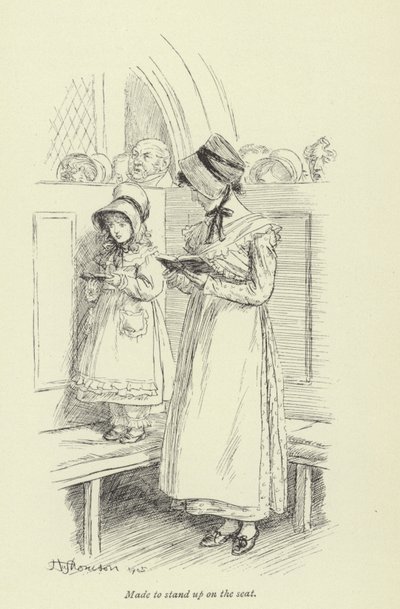 Ilustración para Amos Barton por George Eliot de Hugh Thomson