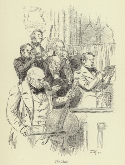 Ilustración para Amos Barton por George Eliot de Hugh Thomson