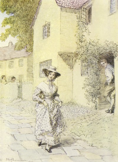 Ilustración para Amos Barton de George Eliot de Hugh Thomson