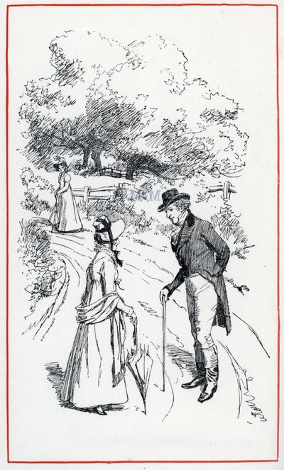 Ilustración para "Emma" de Jane Austen de Hugh Thomson