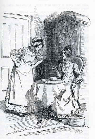 Ilustración para "Emma" de Jane Austen de Hugh Thomson
