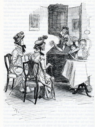 Ilustración para "Emma" de Jane Austen de Hugh Thomson