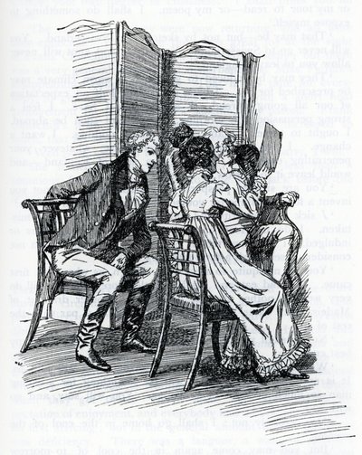 Ilustración para "Emma" de Jane Austen. Por Hugh Thomson de Hugh Thomson