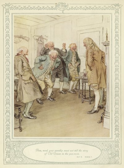 Ilustración para Ella se rebaja para conquistar de Hugh Thomson
