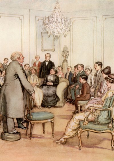 Ilustración de El admirable Crichton de J. M. Barrie de Hugh Thomson