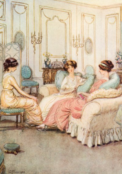 Ilustración de El admirable Crichton de J. M. Barrie de Hugh Thomson