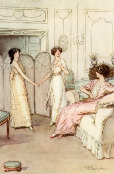 Ilustración de El admirable Crichton de J. M. Barrie de Hugh Thomson