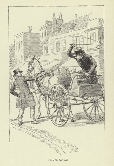 Ilustración para el arrepentimiento de Janet por George Eliot de Hugh Thomson