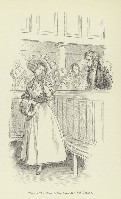 Ilustración para el arrepentimiento de Janet por George Eliot de Hugh Thomson