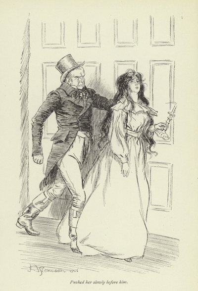 Ilustración para el arrepentimiento de Janet por George Eliot de Hugh Thomson