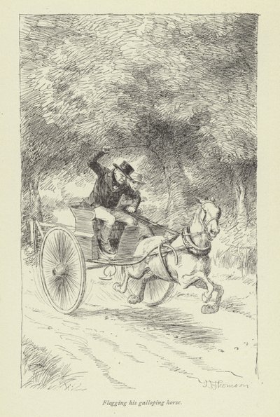 Ilustración para el arrepentimiento de Janet por George Eliot de Hugh Thomson
