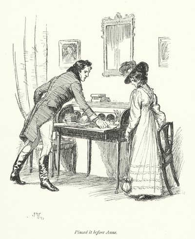 Ilustración para Persuasión de Jane Austen de Hugh Thomson