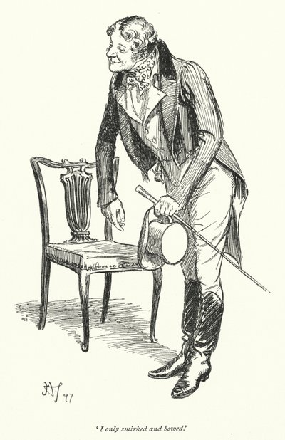 Ilustración para Persuasión de Jane Austen de Hugh Thomson