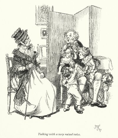 Ilustración para Persuasión de Jane Austen de Hugh Thomson