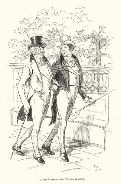 Ilustración para Persuasión de Jane Austen de Hugh Thomson