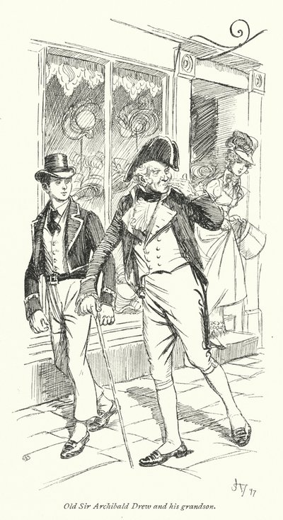 Ilustración para Persuasión de Jane Austen de Hugh Thomson