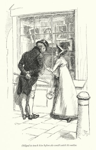Ilustración para Persuasión de Jane Austen de Hugh Thomson