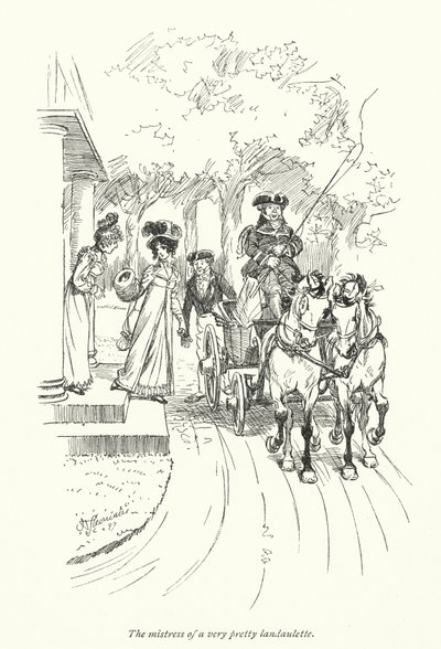 Ilustración para Persuasión de Jane Austen de Hugh Thomson