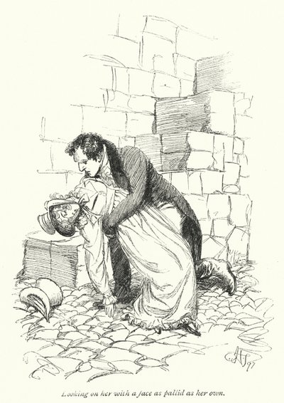 Ilustración para Persuasión de Jane Austen (litografía) de Hugh Thomson