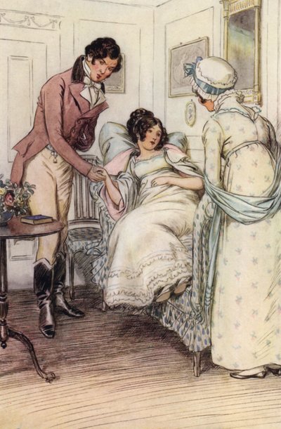 Ilustración para Quality Street de Hugh Thomson