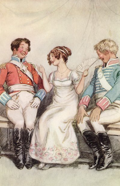 Ilustración para Quality Street de Hugh Thomson