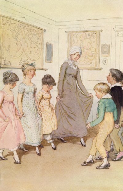 Ilustración para Quality Street de Hugh Thomson
