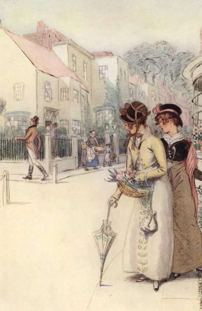 Ilustración para Quality Street de Hugh Thomson