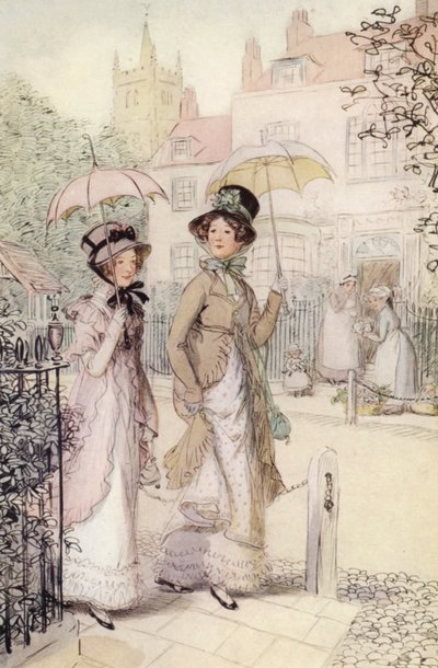 Ilustración para Quality Street de Hugh Thomson