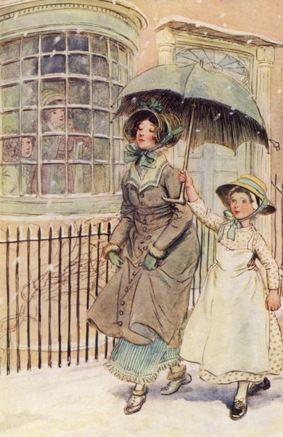 Ilustración para Quality Street de Hugh Thomson