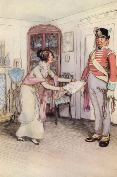 Ilustración para Quality Street de Hugh Thomson