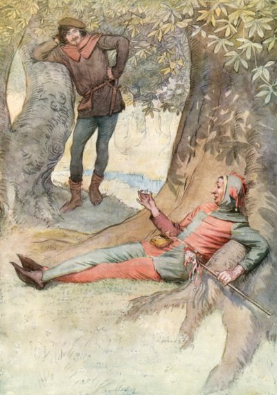 Ilustración para Como Gustéis de Shakespeare de Hugh Thomson