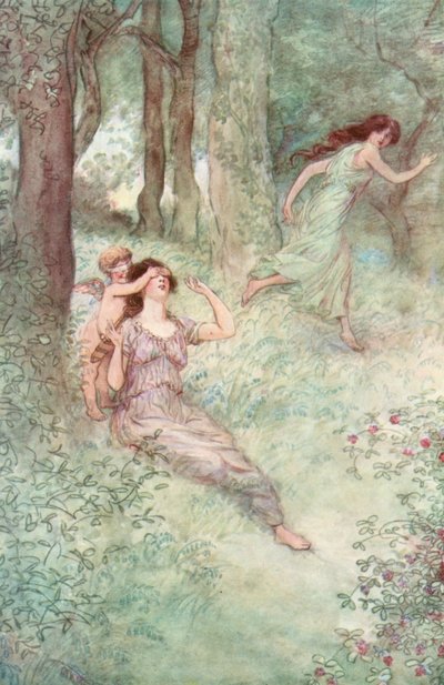 Ilustración para Como Gustéis de Shakespeare de Hugh Thomson