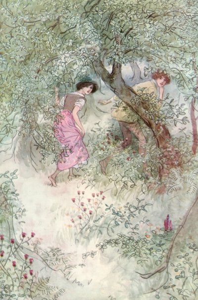 Ilustración para Como Gustéis de Shakespeare de Hugh Thomson