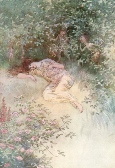 Ilustración de Como gustéis de Shakespeare de Hugh Thomson