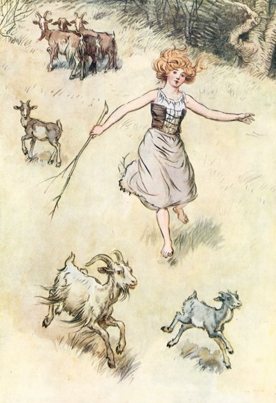 Ilustración de Como gustéis de Shakespeare de Hugh Thomson