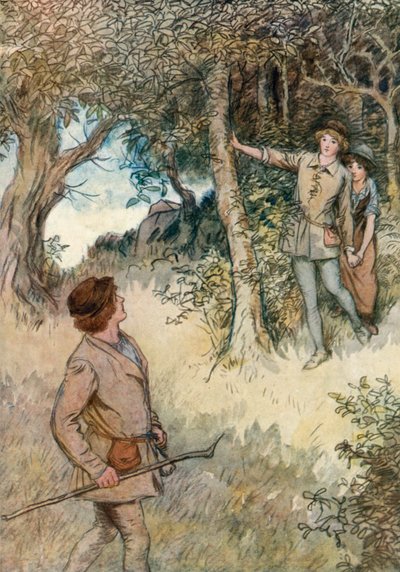 Ilustración de Como gustéis de Shakespeare de Hugh Thomson
