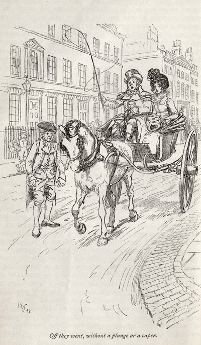La abadía de Northanger de Jane Austen de Hugh Thomson
