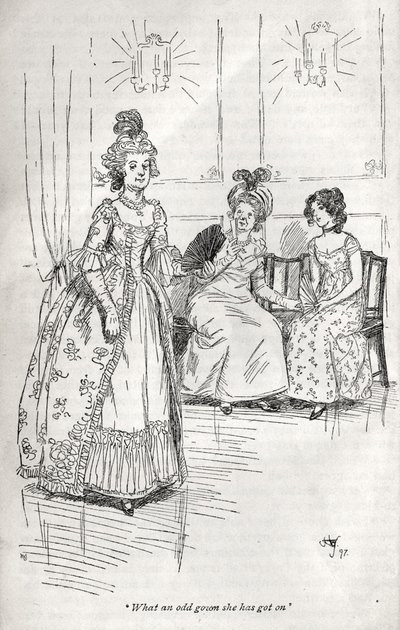 La abadía de Northanger de Jane Austen de Hugh Thomson