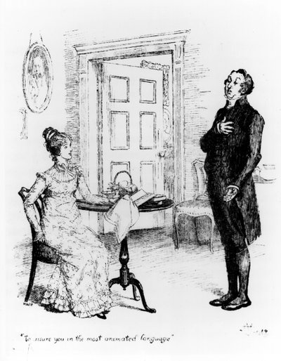 Mr. Collins y Elizabeth, de 