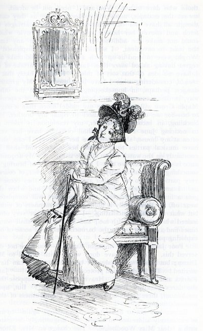 La Sra. Elton (ilustración) de Hugh Thomson