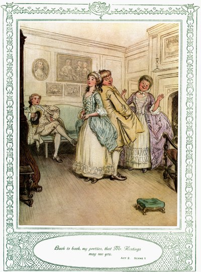 La comedia de Oliver Goldsmith 
